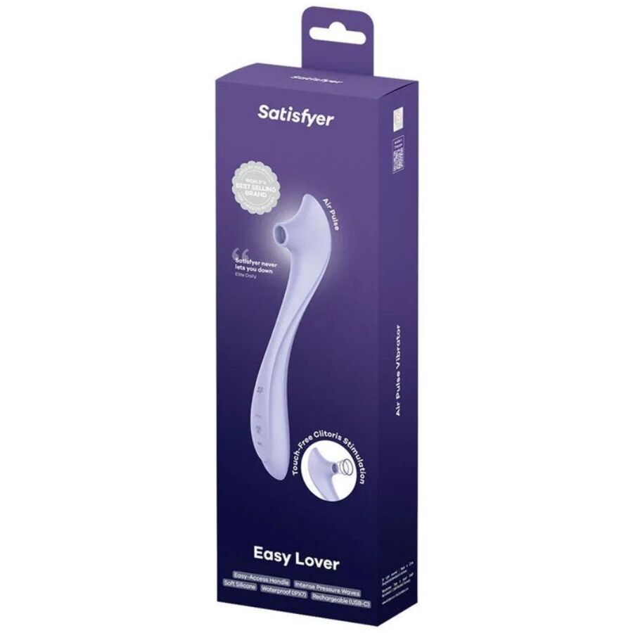 SATISFYER - EASY LOVER VIBRADOR & ESTIMULADOR AIR PULSE 5 Satisfyer - easy lover vibrador & estimulador air pulse - image 5