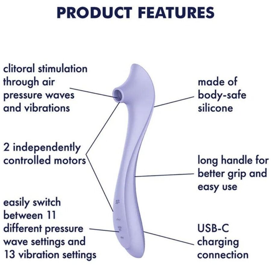 SATISFYER - EASY LOVER VIBRADOR & ESTIMULADOR AIR PULSE 4 Satisfyer - easy lover vibrador & estimulador air pulse - image 4