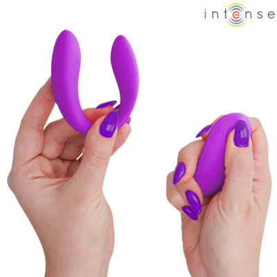 Alternative view of INTENSE - NORA ESTIMULADOR DE CLIPE VIBRATÓRIO ROXO