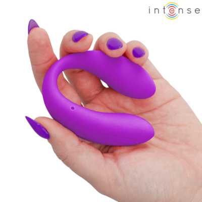 Intense - nora estimulador de clipe vibratório roxo intense remote control caliente. Pt