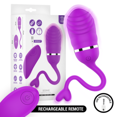 INTENSE - SOOKIE OVO VIBRATÓRIO COM CONTROLE REMOTO ROXO