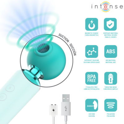 Intense - hamby estimulador multifuncional de sucção e vibração intense high tech caliente. Pt