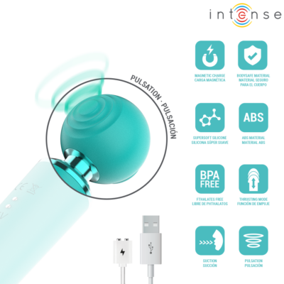 Intense - hamby estimulador multifuncional de sucção e vibração intense high tech caliente. Pt