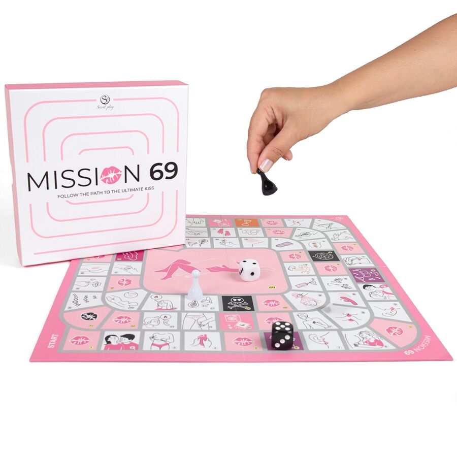 SECRET PLAY - JOGO DE TABULEIRO PARA CASAIS MISSION 69 1 Secret play - jogo de tabuleiro para casais mission 69