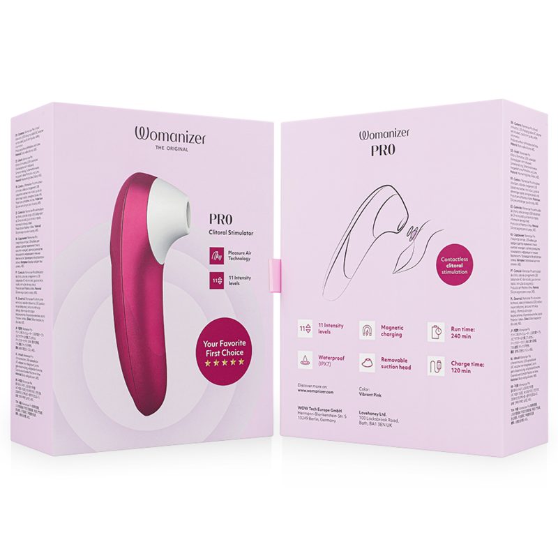 WOMANIZER - PRO VIBRANT CLITORIAL ESTIMULANTE ROSA 7 Womanizer - pro vibrant clitorial estimulante rosa - image 7