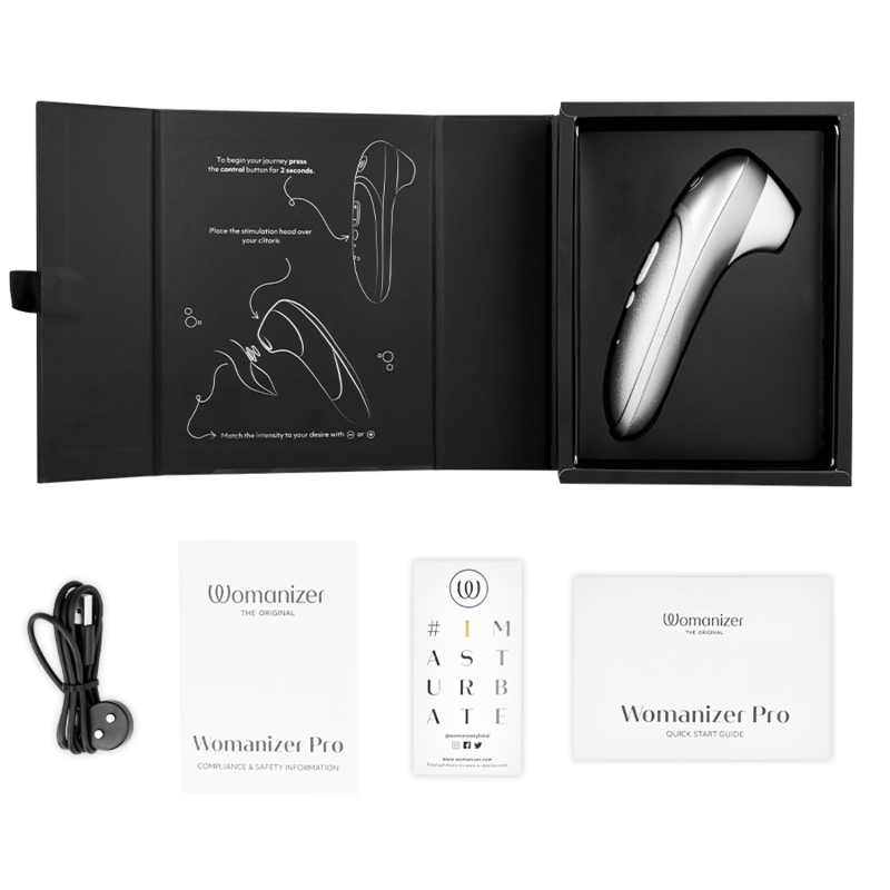 WOMANIZER - PRO VIBRANT CLITORIAL STIMULATOR CINZA PRATEADO 5 Womanizer - pro vibrant clitorial stimulator cinza prateado - image 5