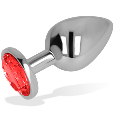 Ohmama - plug anal com cristal vermelho 8 cm ohmama anal caliente. Pt