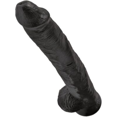 KING COCK - PÊNIS REALÍSTICO COM BOLAS 30.5 CM PRETO 8 King cock - pênis realístico com bolas 30. 5 cm preto king cock caliente. Pt