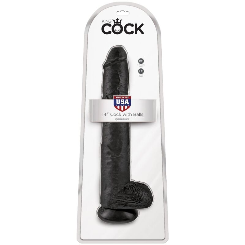 KING COCK - PÊNIS REALÍSTICO COM BOLAS 30.5 CM PRETO 6 King cock - pênis realístico com bolas 30. 5 cm preto - image 6