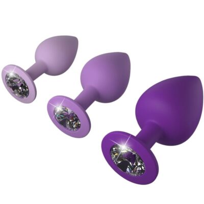 Fantasy for her - conjunto de plug anal violeta fantasy for her caliente. Pt