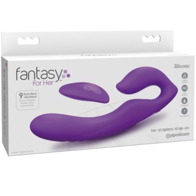Fantasy for her - vibrador de dupla penetração controle remoto 9 níveis violeta fantasy for her caliente. Pt