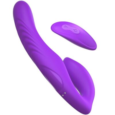 Alternative view of FANTASY FOR HER - VIBRADOR DE DUPLA PENETRAÇÃO CONTROLE REMOTO 9 NÍVEIS VIOLETA