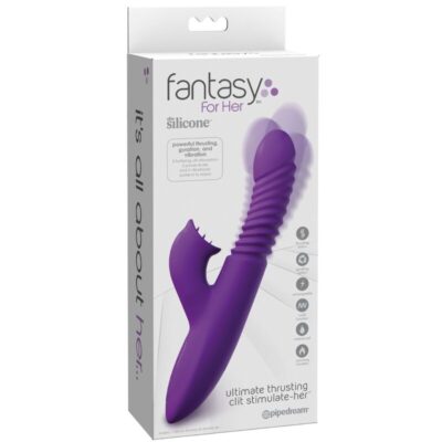 Fantasy for her - estimulador de clitóris com oscilação de calor e função de vibração violeta fantasy for her caliente. Pt