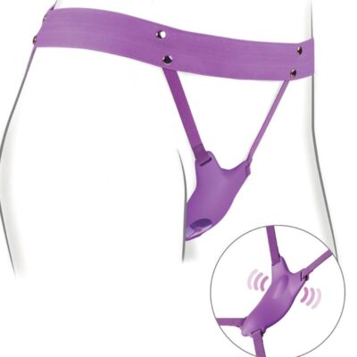 FANTASY FOR HER - ARNÊS DE BORBOLETA VIBRANTE, CONTROLE REMOTO RECARREGÁVEL E VIOLETA 7 Fantasy for her - arnês de borboleta vibrante recarregável e controle remoto roxo fantasy for her caliente. Pt