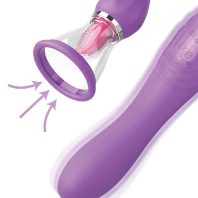 FANTASY FOR HER - MANGUEIRA DE SUCÇÃO MAX PLEASURE COM LÍNGUA ESTIMULANTE ROXA 7 Fantasy for her - mangueira de sucção max pleasure com língua estimulante roxa fantasy for her caliente. Pt