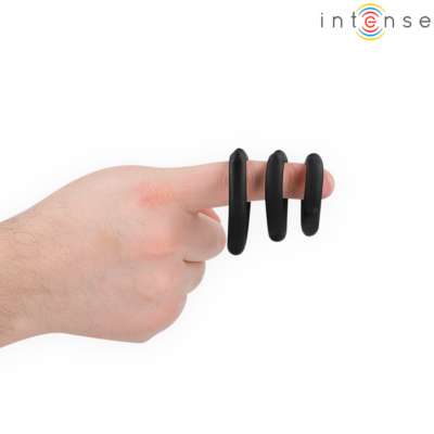 Alternative view of INTENSE - PETER CONJUNTO DE 3 ANÉIS PENIANOS MODELO 9
