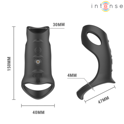 Intense - jerome anel peniano vibratório ajustável modelo 12 intense for him caliente. Pt