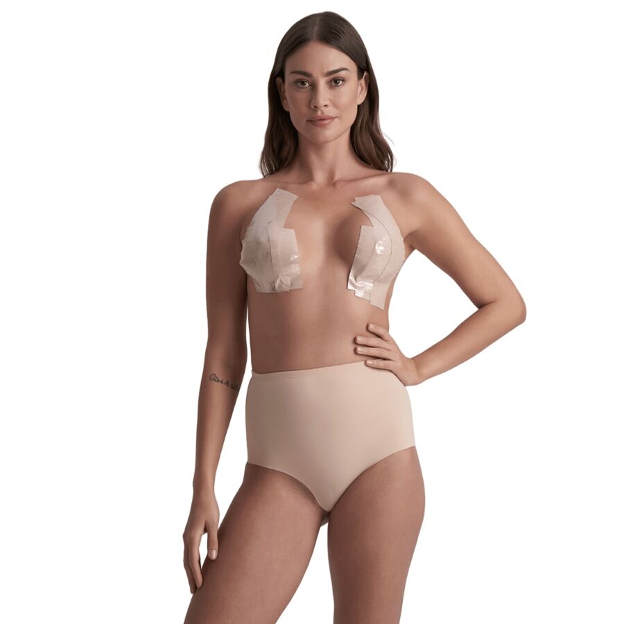 BYE-BRA - BODY TAPE DOUBLE SIDED CINTA DE DOBLE CARA BEIGE TALLA ÚNICA 5 X 500 CM 1 Bye-bra - body tape double sided cinta de doble cara beige talla única 5 x 500 cm