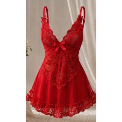 Livco corsetti fashion - conjunto nuit camiseta + calcinha vermelha 2028 p/m livco corsetti sets caliente. Pt