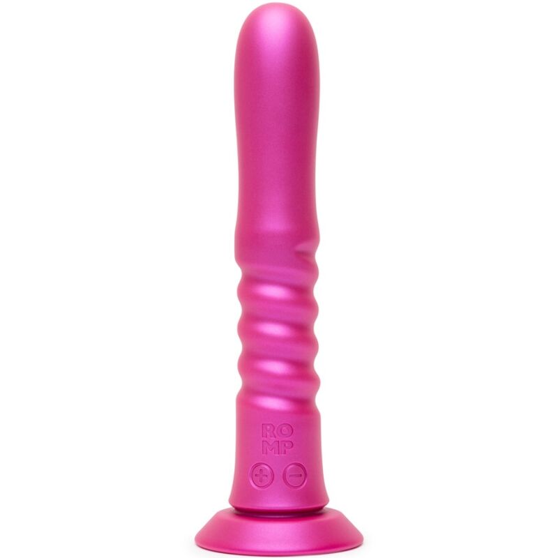 ROMP - JIGGLE VIBRADOR COM MOVIMENTOS PARA CIMA E PARA BAIXO COM VENTOSA ROSA 1 Romp - jiggle vibrador com movimentos para cima e para baixo com ventosa rosa
