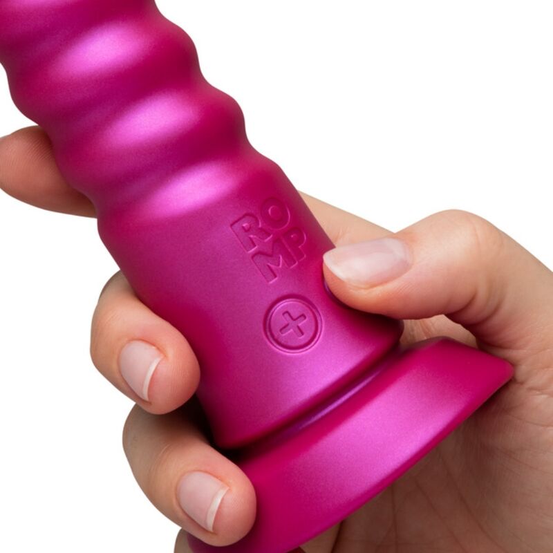 ROMP - JIGGLE VIBRADOR COM MOVIMENTOS PARA CIMA E PARA BAIXO COM VENTOSA ROSA 4 Romp - jiggle vibrador com movimentos para cima e para baixo com ventosa rosa - image 4
