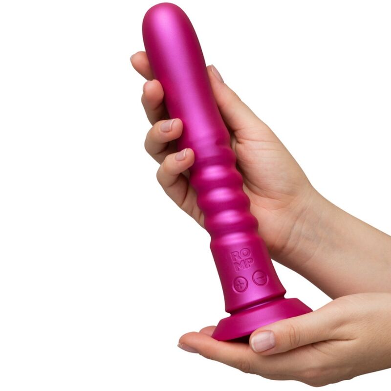 ROMP - JIGGLE VIBRADOR COM MOVIMENTOS PARA CIMA E PARA BAIXO COM VENTOSA ROSA 6 Romp - jiggle vibrador com movimentos para cima e para baixo com ventosa rosa - image 6
