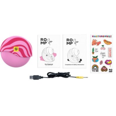 Romp - spin clitoral suction antitude com abertura e fechamento rotativos romp caliente. Pt
