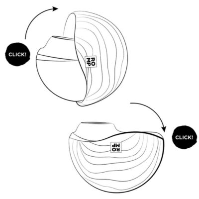 Romp - spin clitoral suction antitude com abertura e fechamento rotativos romp caliente. Pt