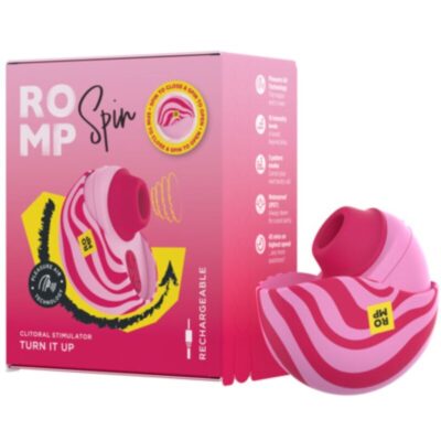 Romp - spin clitoral suction antitude com abertura e fechamento rotativos romp caliente. Pt