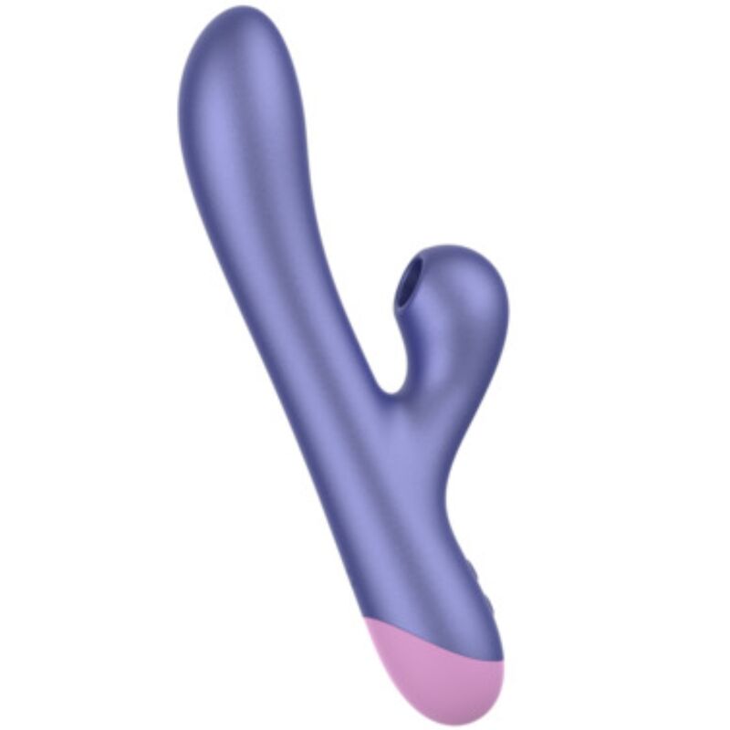 ROMP - PULSE RABBIT VIBRADOR DUPLO PARA PONTO G AZUL ELÉTRICO 1 Romp - pulse rabbit vibrador duplo para ponto g azul elétrico