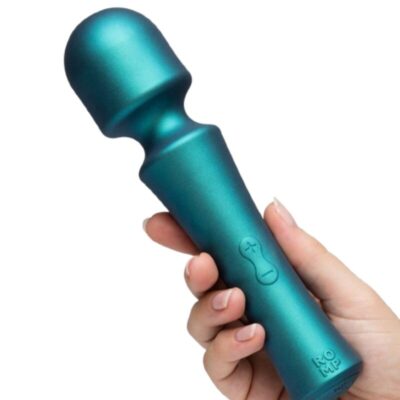 Alternative view of ROMP - PRESTO MINI WAND VIBRATOR COM CABEÇA FLEXÍVEL VERDE