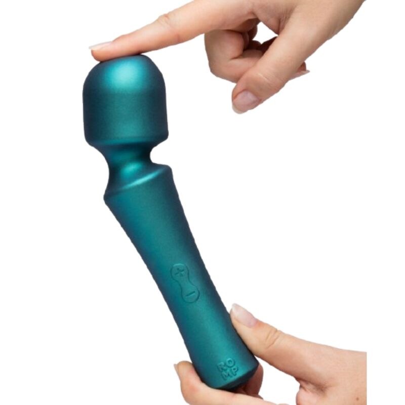 ROMP - PRESTO MINI WAND VIBRATOR COM CABEÇA FLEXÍVEL VERDE 4 Romp - presto mini wand vibrator com cabeça flexível verde - image 4