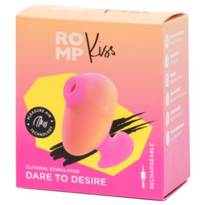 Romp - kiss vibrador de dedo recarregável com sucção clitórica romp caliente. Pt