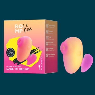 Romp - kiss vibrador de dedo recarregável com sucção clitórica romp caliente. Pt