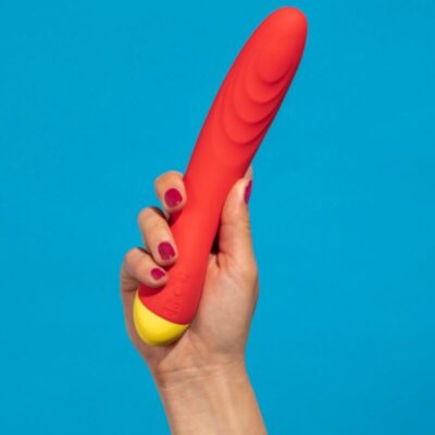 Romp - hype vibrador multifuncional para ponto g vermelho romp caliente. Pt