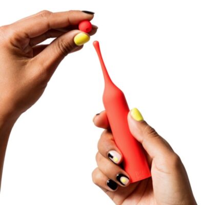 Alternative view of ROMP - POP ESTIMULADOR CLITORIAL DE ALTA FREQUÊNCIA VERMELHO