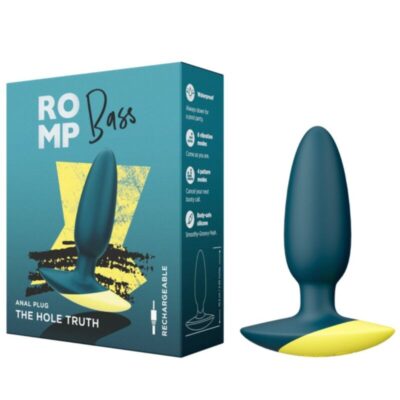ROMP - BASS VIBRADOR ANAL PLUG 10 CM VERDE 15 Romp - bass vibrador anal plug 10 cm verde romp caliente. Pt