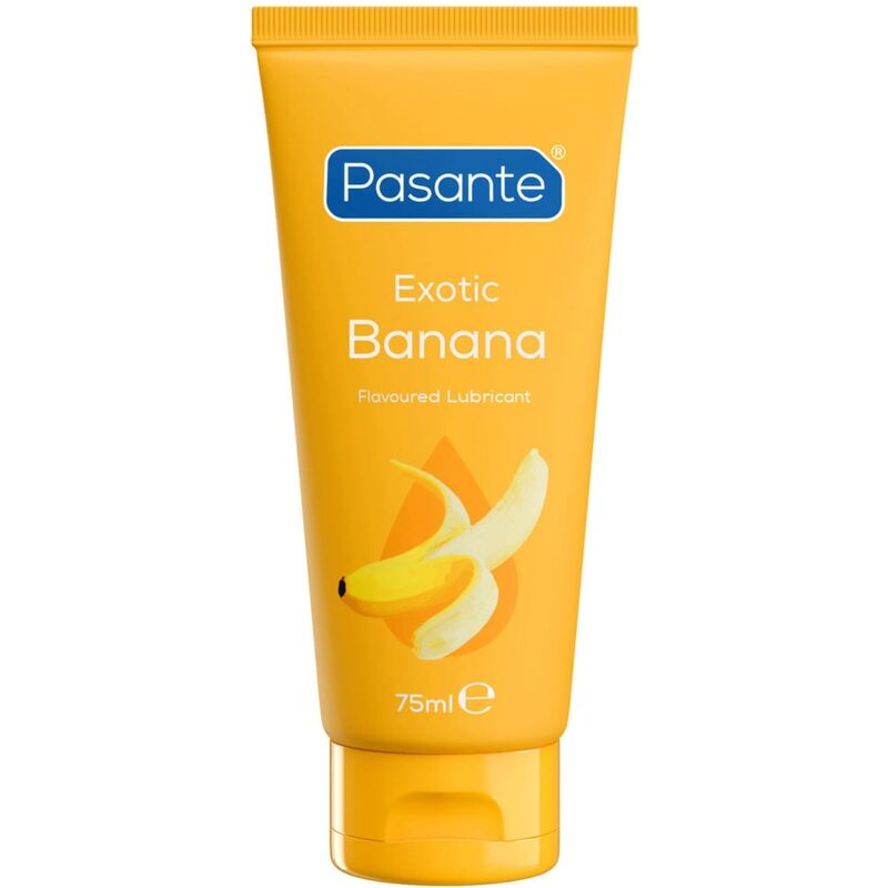 PASANTE - LUBRIFICANTE À BASE DE ÁGUA COM SABOR DE BANANA 75 ML 1 Pasante - lubrificante à base de água com sabor de banana 75 ml
