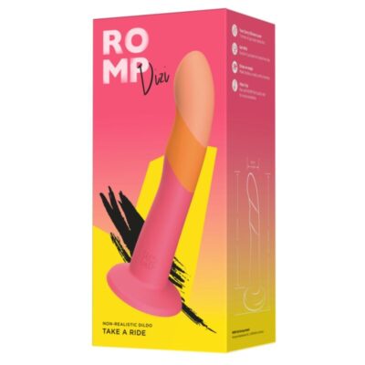 ROMP - DIZI DILDO DE SILICONE COM VENTOSA TRICOLOR 18 CM 13 Romp - dizi dildo de silicone com ventosa tricolor 18 cm romp caliente. Pt