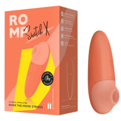 Romp - switch x estimulador clitorial 6 níveis laranja romp caliente. Pt