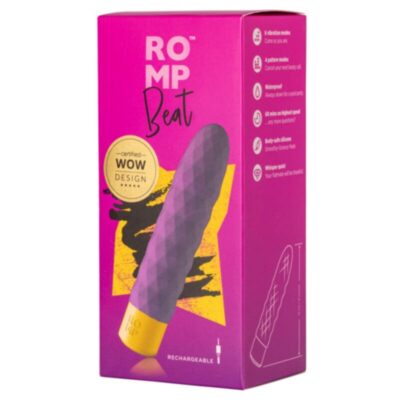 ROMP - BEAT MINI MULTIFUNCIONAL VIBRATÓRIO BULLET VIOLET 13 Romp - beat mini multifuncional vibratório bullet violet romp caliente. Pt