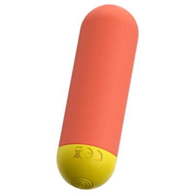 Romp - riot multifuncional vibratório bullet laranja + amarelo romp caliente. Pt