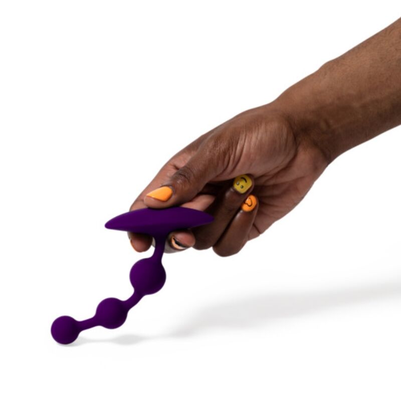 ROMP - AMP CONTAS ANAL DE SILICONE FLEXÍVEIS ROXAS 12,5 CM ROXAS 5 Romp - amp contas anal de silicone flexíveis roxas 12,5 cm roxas - image 5