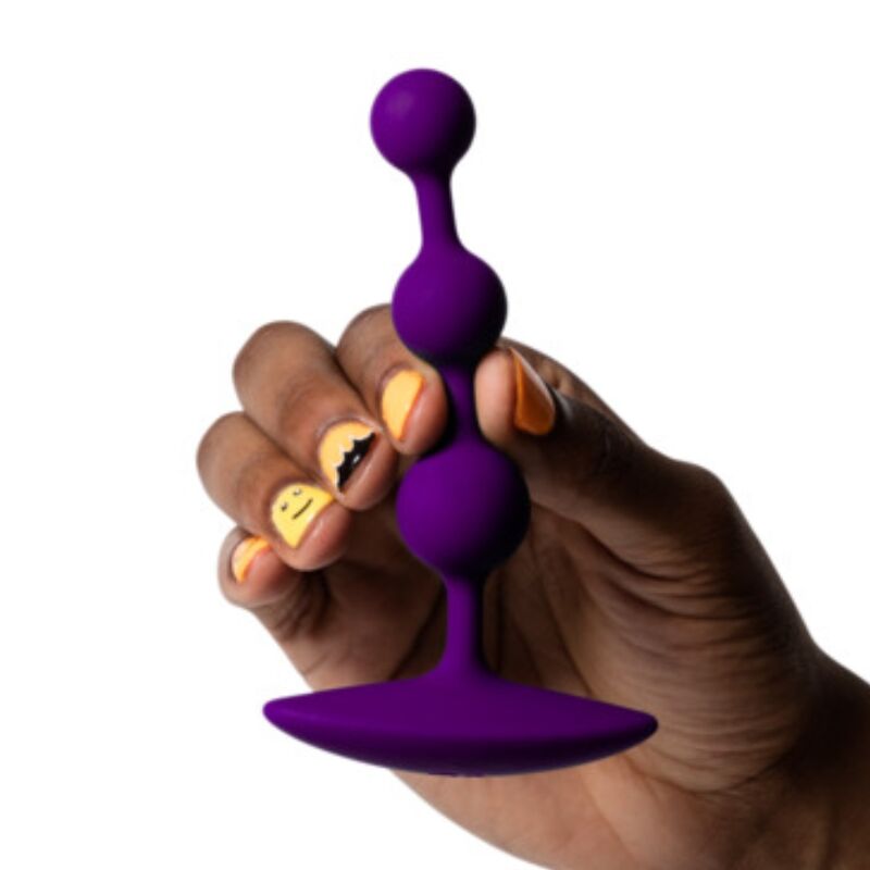 ROMP - AMP CONTAS ANAL DE SILICONE FLEXÍVEIS ROXAS 12,5 CM ROXAS 3 Romp - amp contas anal de silicone flexíveis roxas 12,5 cm roxas - image 3