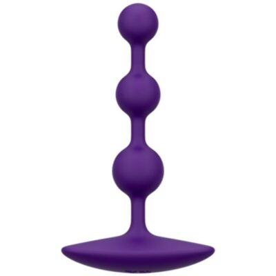 ROMP - AMP CONTAS ANAL DE SILICONE FLEXÍVEIS ROXAS 12,5 CM ROXAS