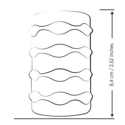 ROMP - MOSH MASTURBADOR MASCULINO TRANSPARENTE COM BAINHA REVERSÍVEL DE 6 CM 18 Romp - mosh masturbador masculino transparente com bainha reversível de 6 cm romp caliente. Pt