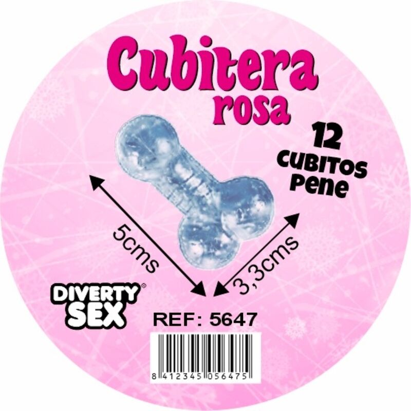 DIABLO PICANTE - 12 PÊNIS DE SILICONE DURO PENDURADOS EM BALDE DE GELO ROSA 1 Diablo picante - 12 pênis de silicone duro pendurados em balde de gelo rosa