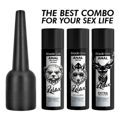 Black hole - aplicador de lubrificante anal tamanho p 30 ml black hole caliente. Pt