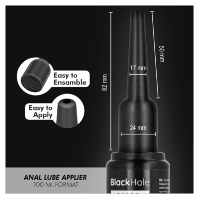 Black hole - aplicador de lubrificante anal tamanho g 100 ml black hole caliente. Pt