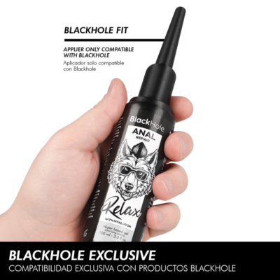 Black hole - aplicador de lubrificante anal tamanho g 100 ml black hole caliente. Pt